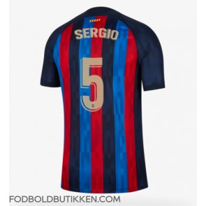Barcelona Sergio Busquets #5 Hjemmebanetrøje 2022-23 Kortærmet